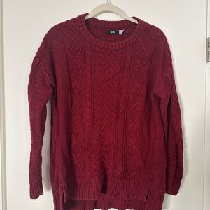 BDG Urban Outfitters Red Cable Knit Sweater Women’s Size S